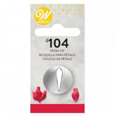 #104 Petal Carded Decorating Tip 
