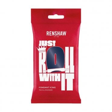 250g Navy Blue Ready To Roll Sugarpaste Fondant Icing