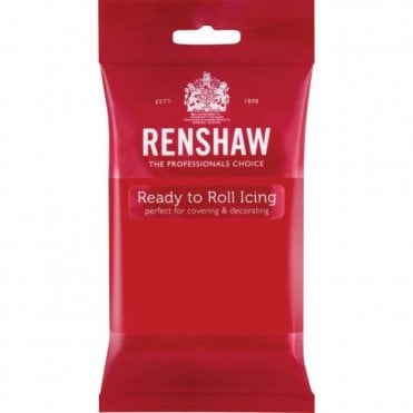 250g Poppy Red Ready To Roll Icing