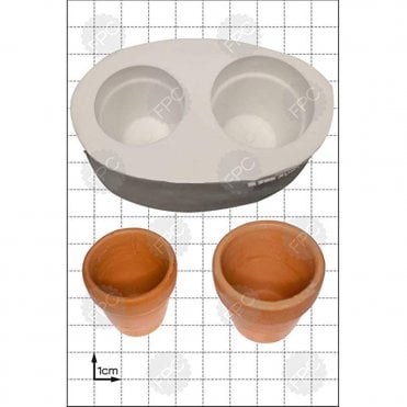 3D Flower Pots' Silicone Mould