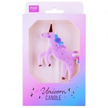 3D Unicorn Candle