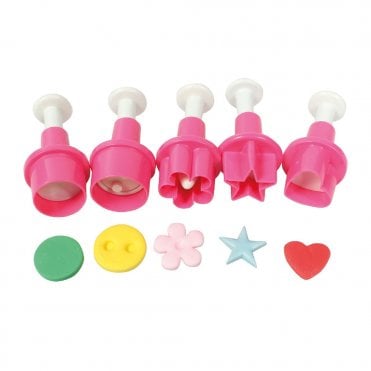 5 Geometric Shapes Mini Plunger Cutter Set