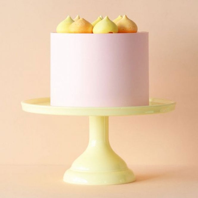 A Little Lovely Small Cake Stand - Yellow