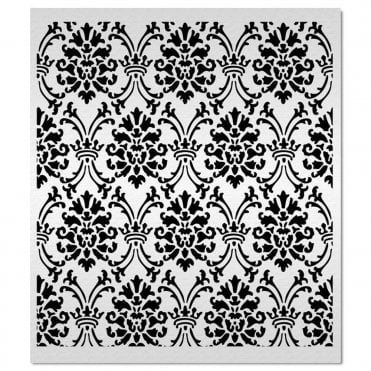 Acrylic Cake Stencil - Alexandria Damask