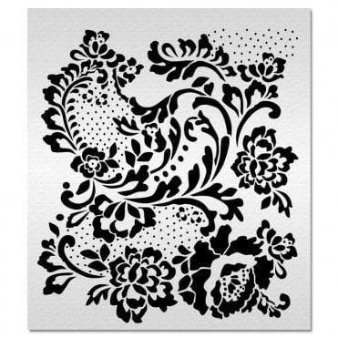 Acrylic Cake Stencil - Bridal Lace