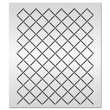 Acrylic Cake Stencil - Little Lattice