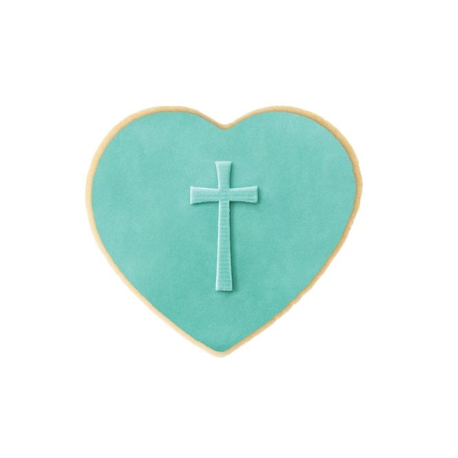 Acrylic Co Embosser Stamp - Cross