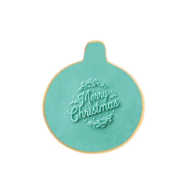 Acrylic Co Embosser Stamp - Merry Christmas Style 2