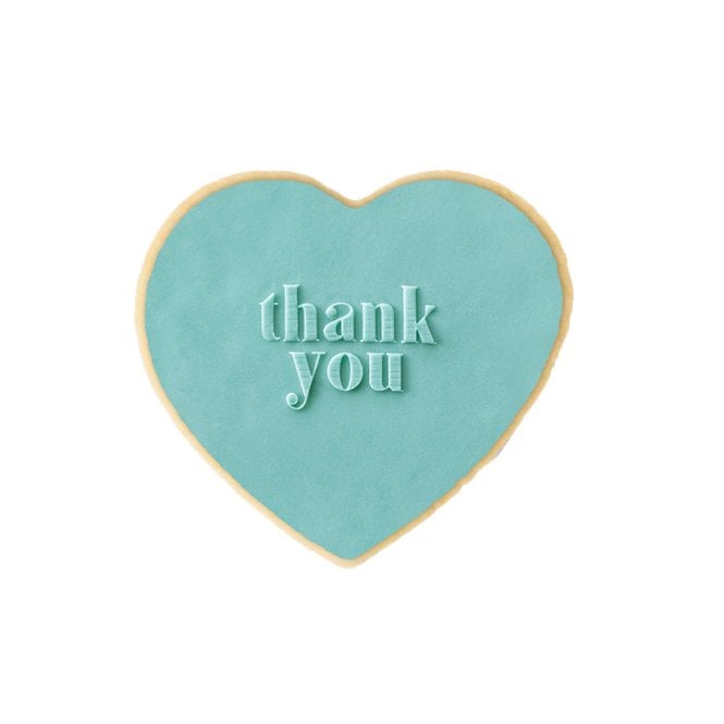 Acrylic Co Embosser Stamp - Thank You