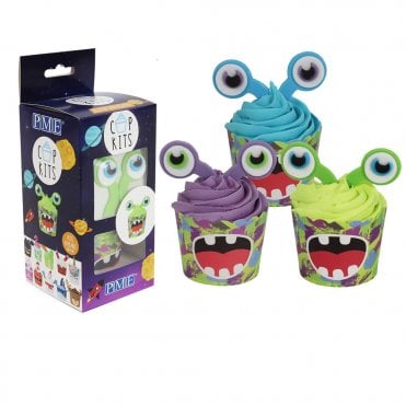 Alien Invasion Cup Cake Decorating Kit - Pack Of 6