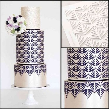 ALSACIA - Double-Barrel Cake Stencil