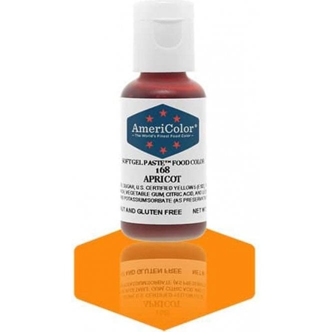 AmeriColor Apricot - Soft Gel Paste Food/Icing/Buttercream Colouring Best Before: 1/30/2024