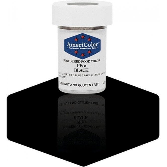 AmeriColor Black Powdered Food Color 3g