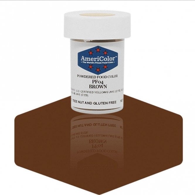 AmeriColor Brown Powdered Food Color 3g