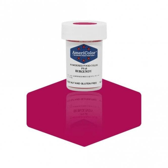 AmeriColor Burgundy Powdered Food Color 3g
