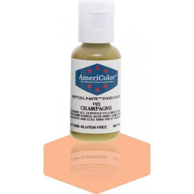 AmeriColor Champagne - Soft Gel Paste Food/Icing/Buttercream Colouring