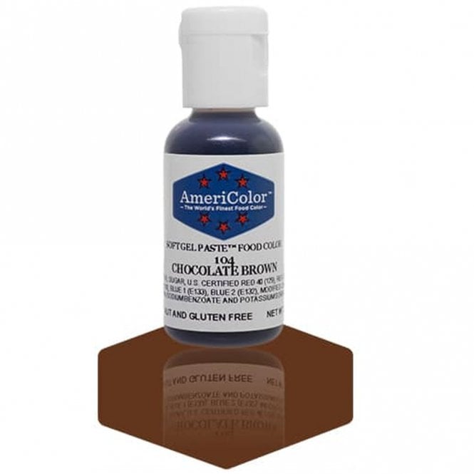 AmeriColor Chocolate Brown - Soft Gel Paste Food/Icing/Buttercream Colouring