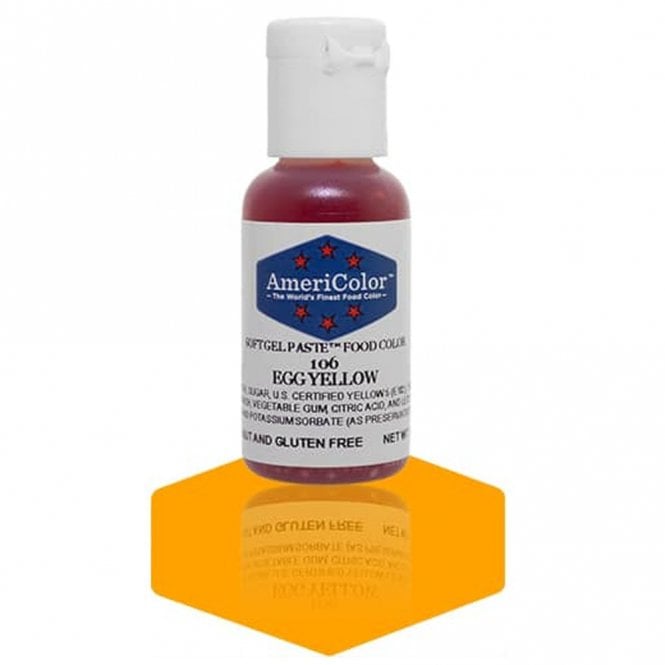 AmeriColor Egg Yellow - Soft Gel Paste Food/Icing/Buttercream Colouring