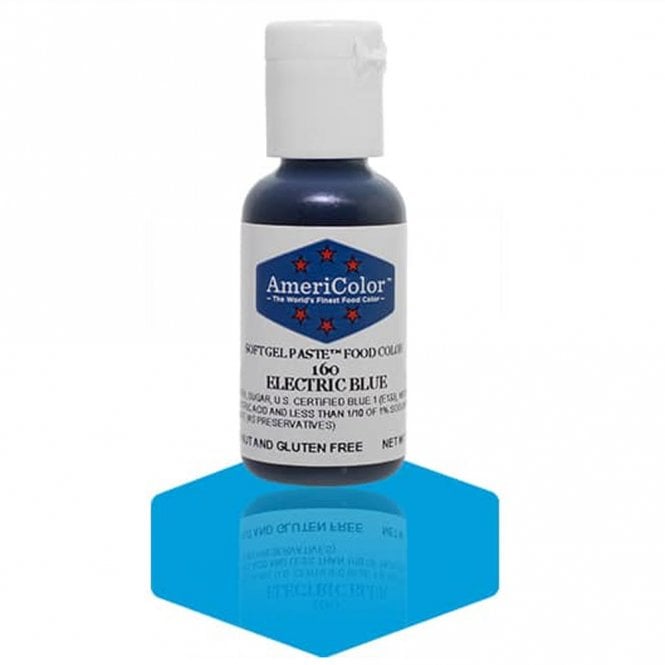 AmeriColor Electric Blue - Soft Gel Paste Food/Icing/Buttercream Colouring