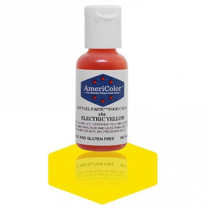 AmeriColor Electric Yellow - Soft Gel Paste Food/Icing/Buttercream Colouring