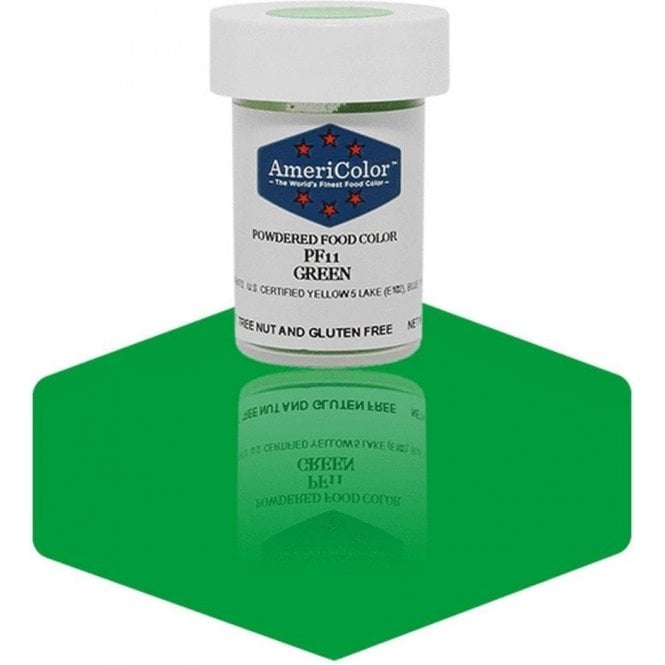 AmeriColor Green Powdered Food Color 3g