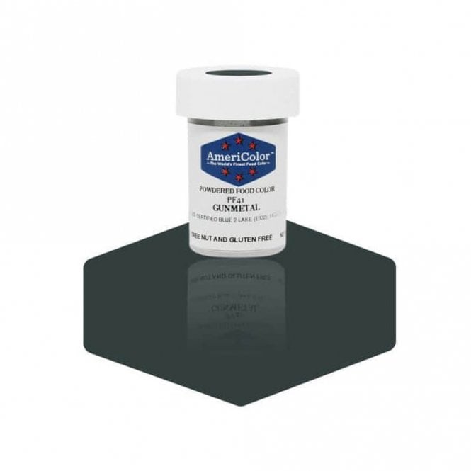 AmeriColor Gunmetal Powdered Food Color 3g
