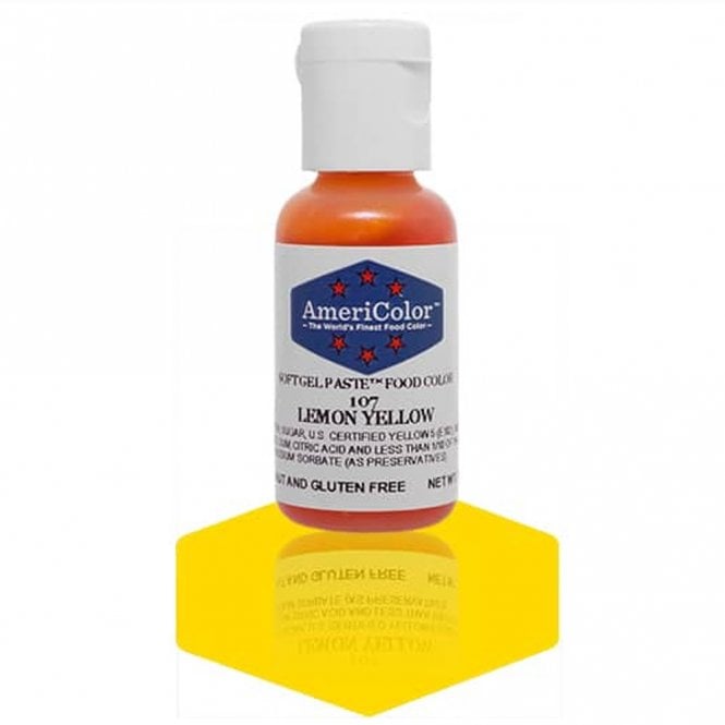 AmeriColor Lemon Yellow - Soft Gel Paste Colour