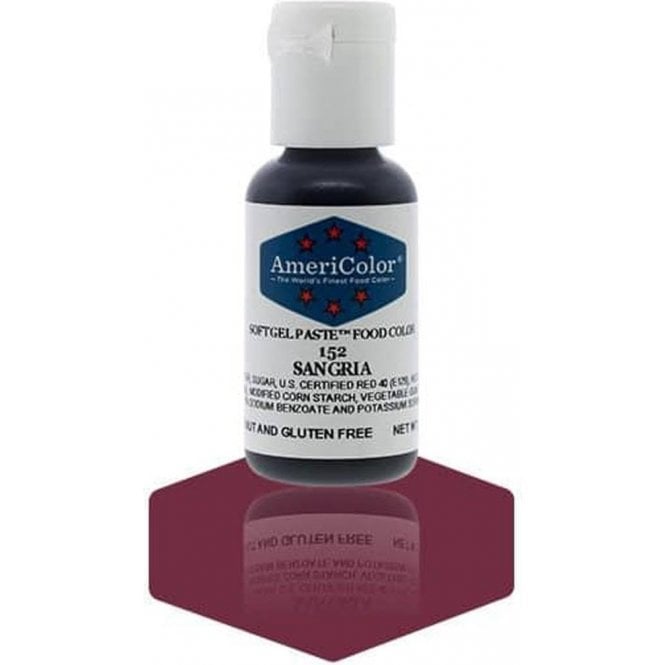 AmeriColor Sangria - Soft Gel Paste Food/Icing/Buttercream Colouring