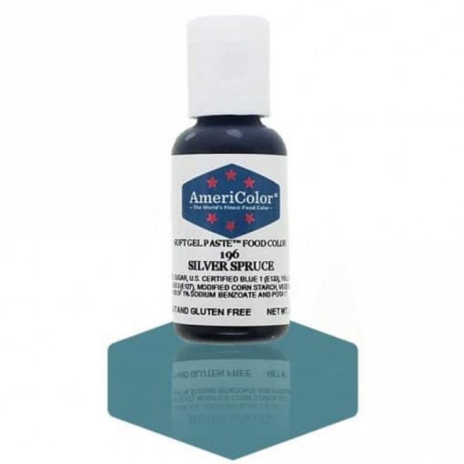AmeriColor Silver Spurce - Soft Gel Paste Food/Icing/Buttercream Colouring - 0.75oz / 21g