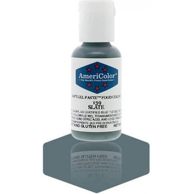 AmeriColor Slate - Soft Gel Paste Food/Icing/Buttercream Colouring