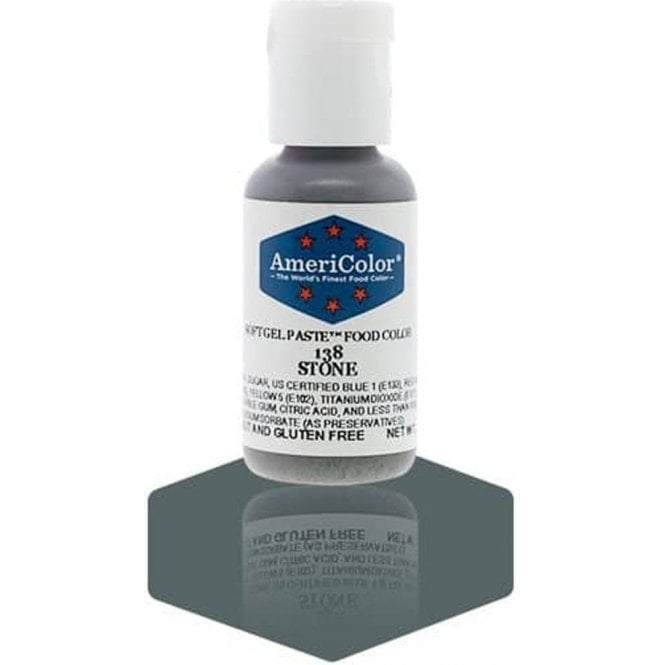 AmeriColor Stone - Soft Gel Paste Food/Icing/Buttercream Colouring