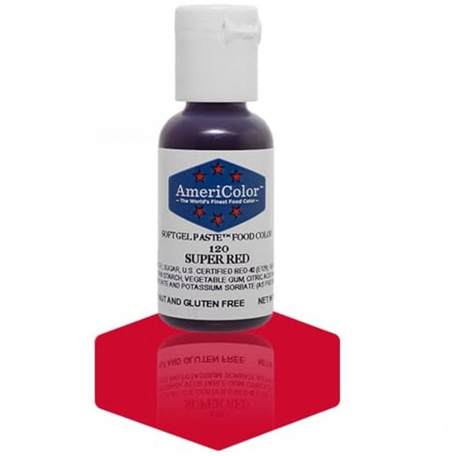 AmeriColor Super Red - Soft Gel Paste Food/Icing/Buttercream Colouring