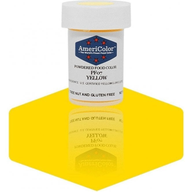 AmeriColor Yellow Powdered Food Color 3g