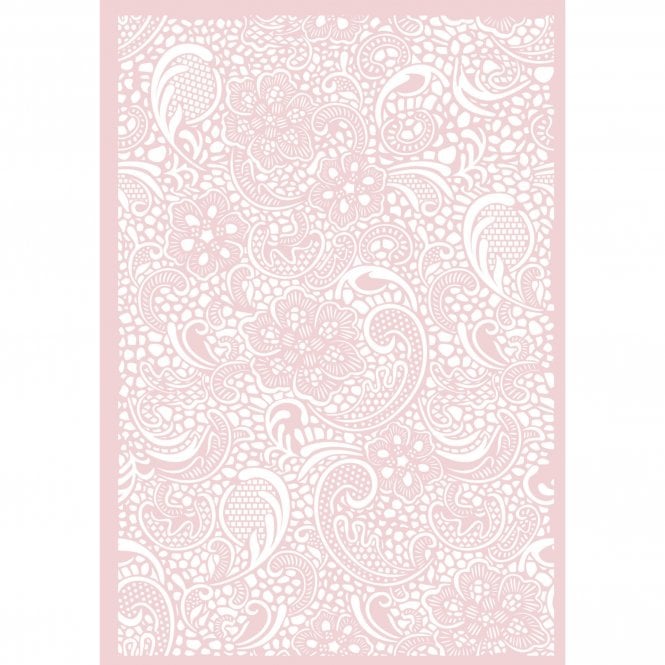 Angela Morrison Point de France - Cake Stencil Collection