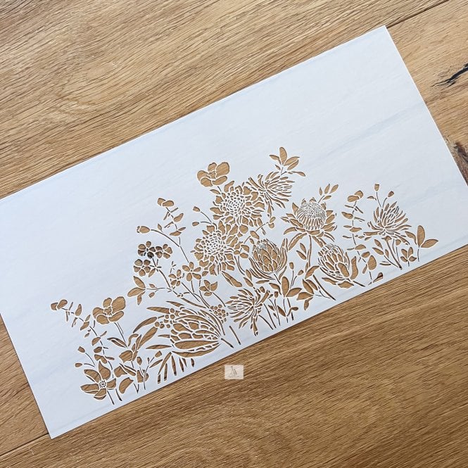 Angela Morrison Protea - Botanica Stencil Collection