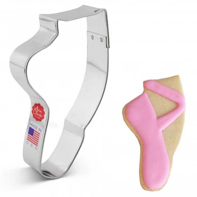 Ann Clark Cookie Cutters Ballet Slipper Cookie Cutter – Tip-Toe into Sweetness
