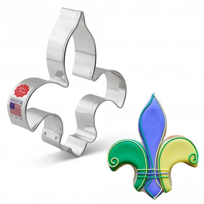 Ann Clark Cookie Cutters Classic Fleur de Lis Cookie Cutter – French Elegance for All