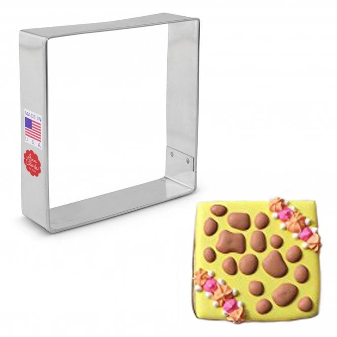 Ann Clark Cookie Cutters Classic Square Cookie Cutter – Ideal for Bold, Creative Designs