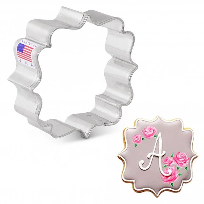 Ann Clark Cookie Cutters Elegant Square Plaque Cookie Cutter – Fancy Up Your Cookies!