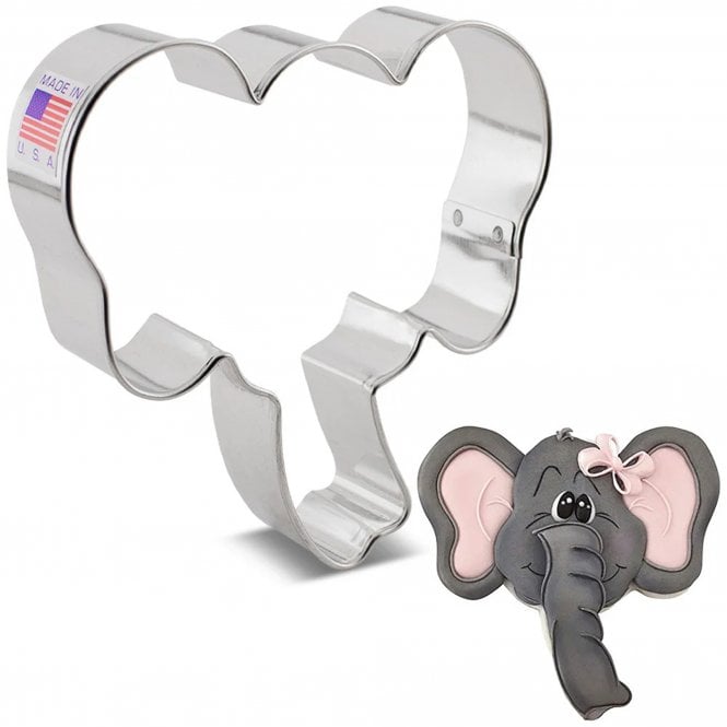 Ann Clark Cookie Cutters Elephant Face Cookie Cutter – Big, Bold, and Sweet