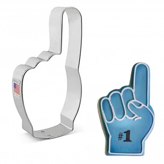 Ann Clark Cookie Cutters Fan Hand Cookie Cutter – Show Your Team Spirit with Sweetness