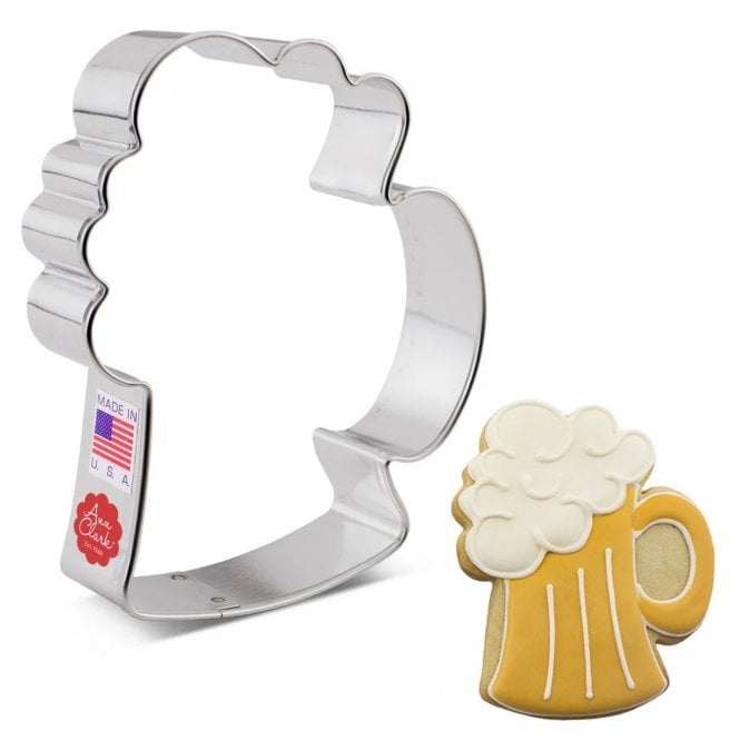 Ann Clark Cookie Cutters Frothy Fun Beer Mug Cookie Cutter – Cheers in Every Bite