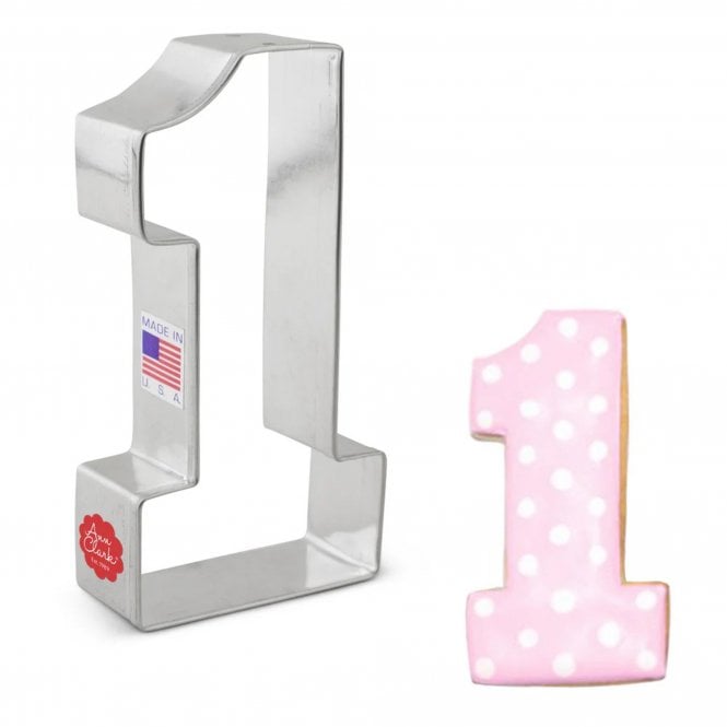 Ann Clark Cookie Cutters Number 1 Cookie Cutter – Celebrate the Big One!