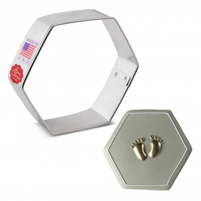 Ann Clark Cookie Cutters Petite Hexagon Cutter – Craft Small Wonders with Geometric Charm!