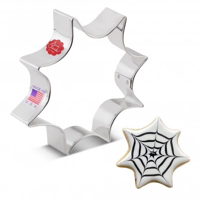 Ann Clark Cookie Cutters Spider Web Cookie Cutter – Creepy and Sweet