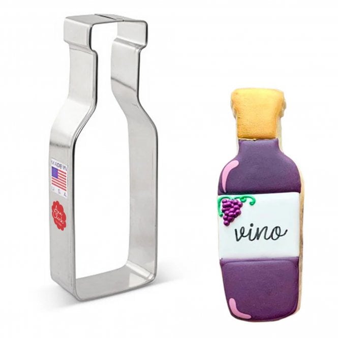 Ann Clark Cookie Cutters Wine Bottle Cookie Cutter – Celebrate with Sweet Sips in Style