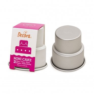 Anodized Aluminum Mini Wedding Cake 2 Tiers