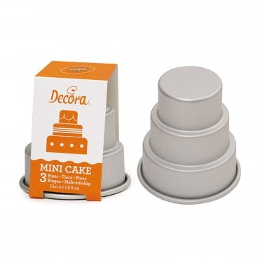 Anodized Aluminum Mini Wedding Cake 3 Tiers
