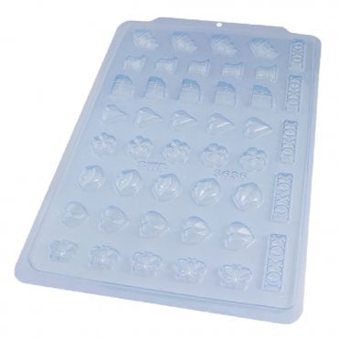 Assorted Ornaments Delight Simple Mold - Special Chocolate Mould