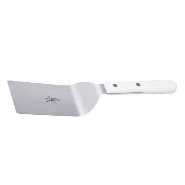 Stainless Steel Cookie Spatula With White Handle - 6"